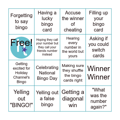 Winner Winner!!!!! Bingo Card