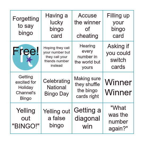 Winner Winner!!!!! Bingo Card