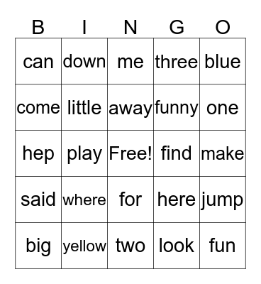 Carlie's BINGO  Bingo Card