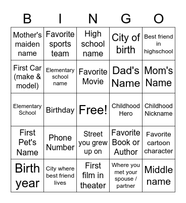 Social Engineering Bingo - Time to Reset Bingo Card