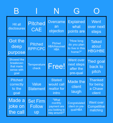 Pitch Perfect Bingo! Bingo Card