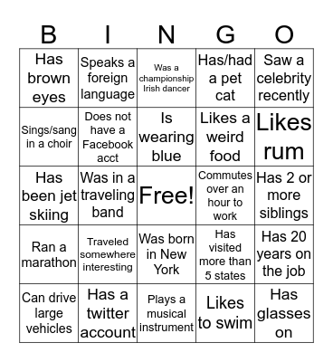 Biology Staff Meeting - BINGO! Bingo Card