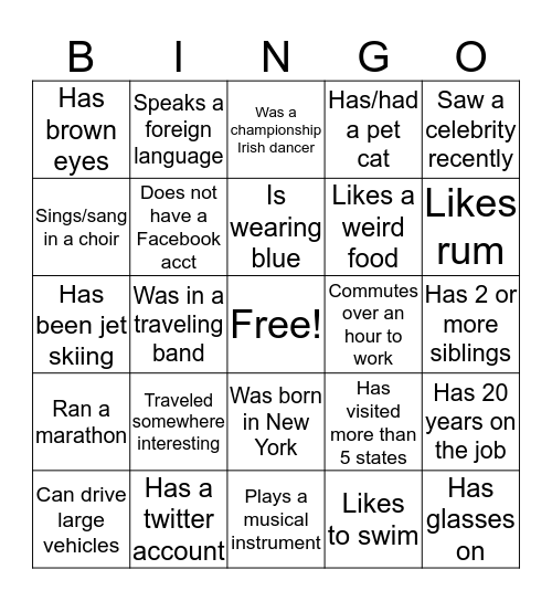 Biology Staff Meeting - BINGO! Bingo Card