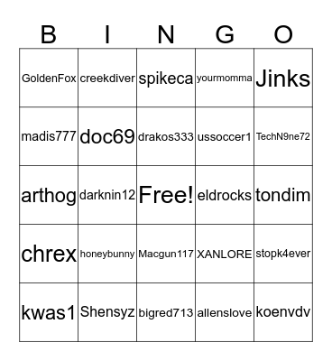 OCTOBER FUN Bingo Card