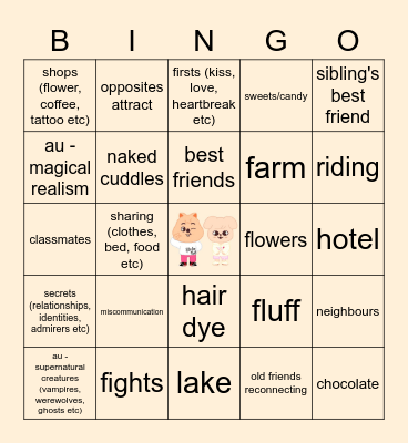 SEUNGSUNG Bingo Card