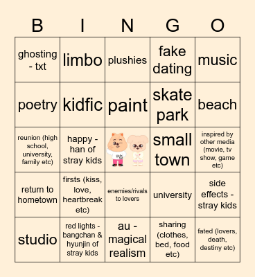 SEUNGSUNG Bingo Card