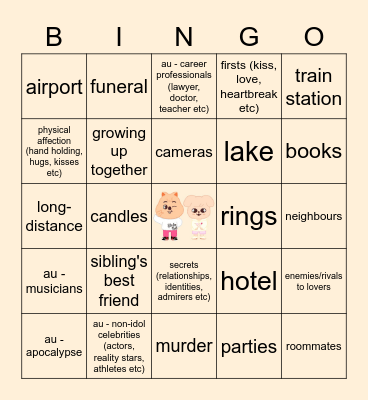 SEUNGSUNG Bingo Card