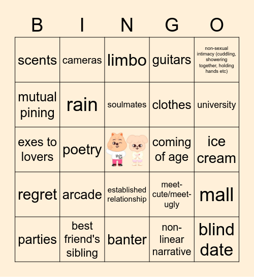 SEUNGSUNG Bingo Card