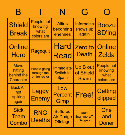 Ultimate Online Bingo Card