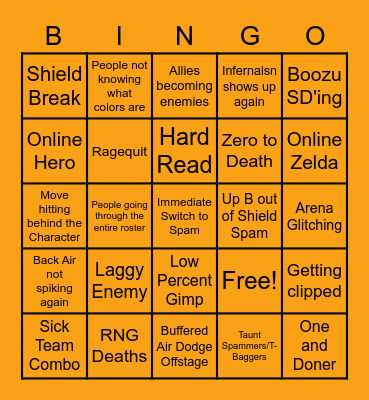 Ultimate Online Bingo Card