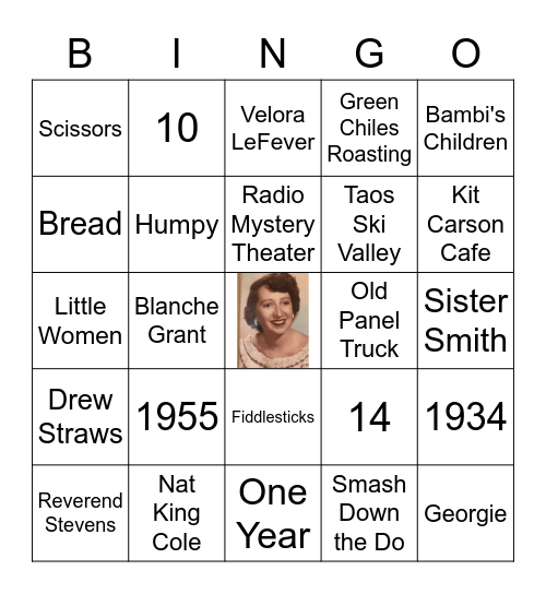 Birthday Bingo Card