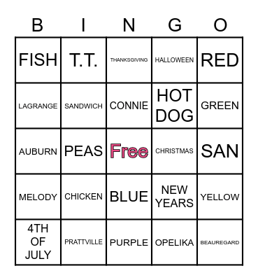 MATCH & Y-FABS Bingo Card