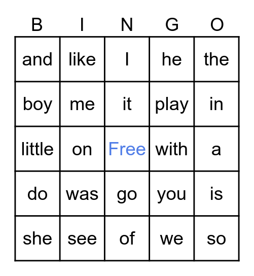Suydam BINGO Card
