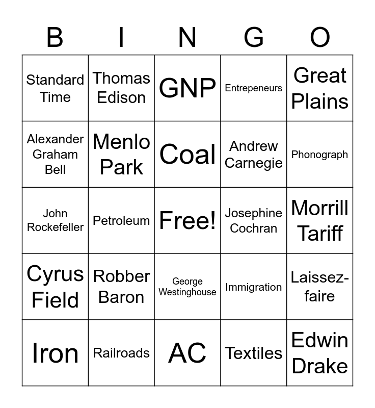 american-industrialization-bingo-card