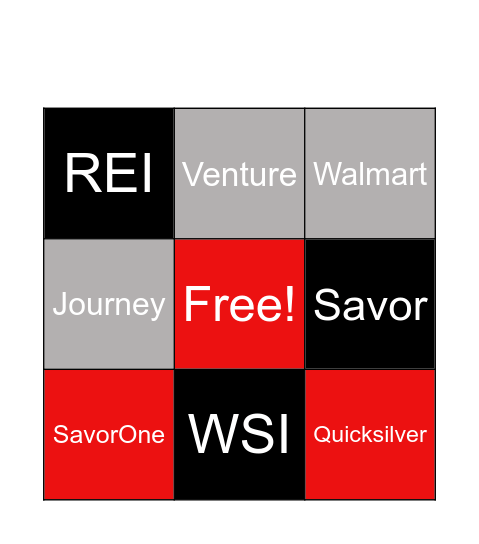 Know Your Products Bingo Card
