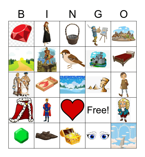 The Happy Prince Bingo Card