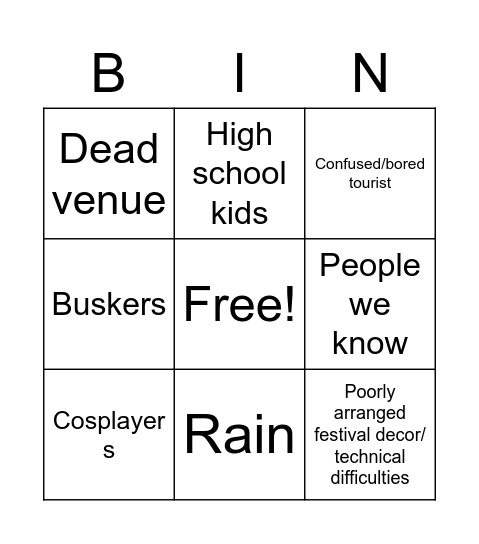 Winter magic 2022 Bingo Card