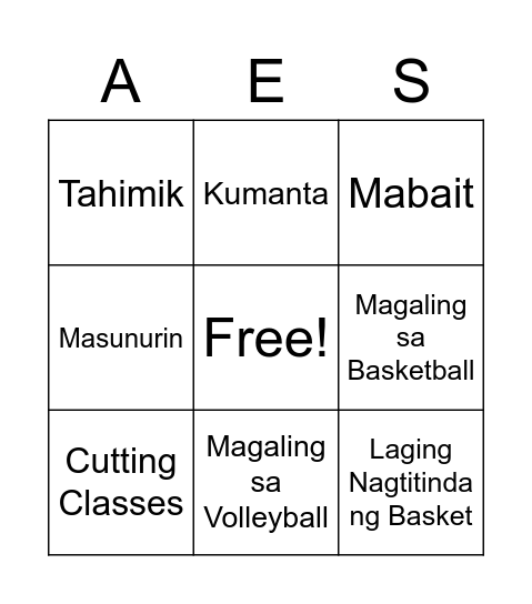 BATCH 2000 22in2022 Bingo Card