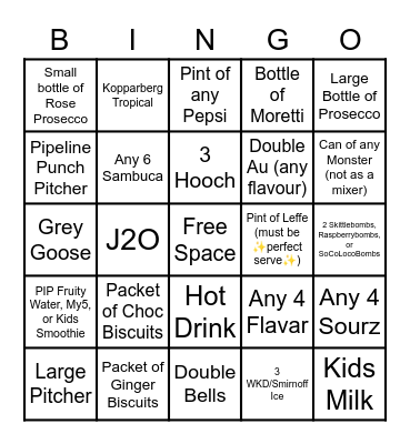 App Bingo Card