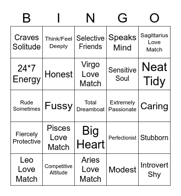 Do You Know? Bingo Card