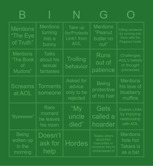 ITS FINE THERE ASSHOLE Bingo Card