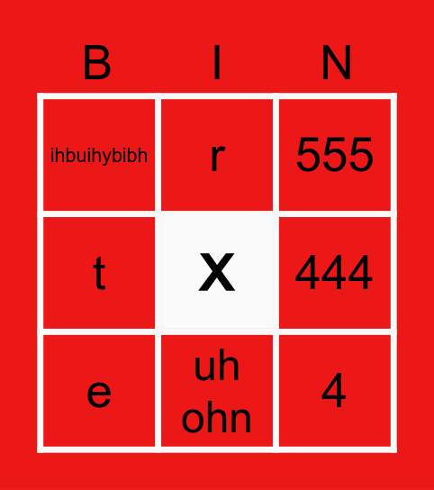 Martijn's Muziek Bingo Card