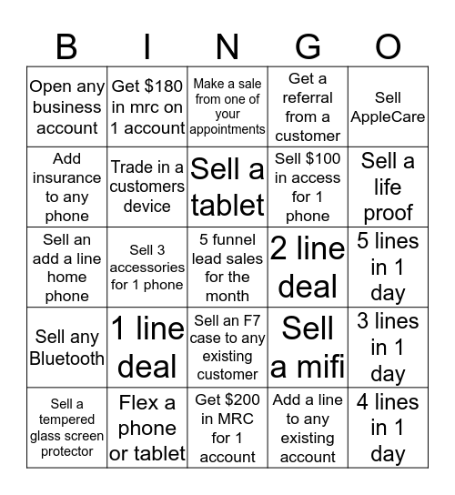 Selling a bingo!!! Bingo Card