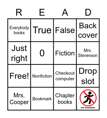 2nd grade Bingo Card