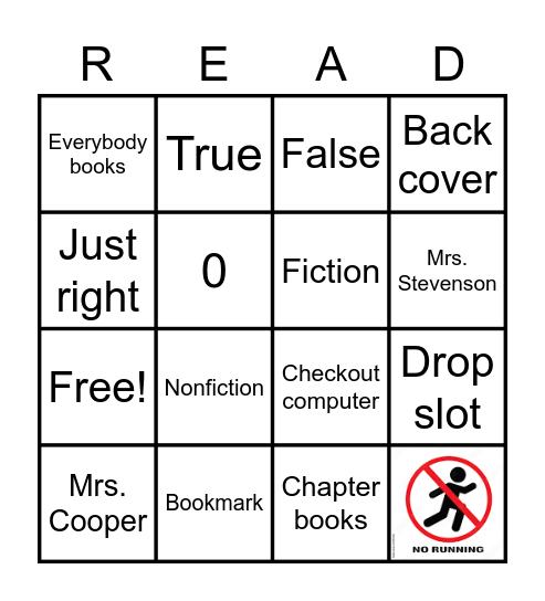 2nd grade Bingo Card