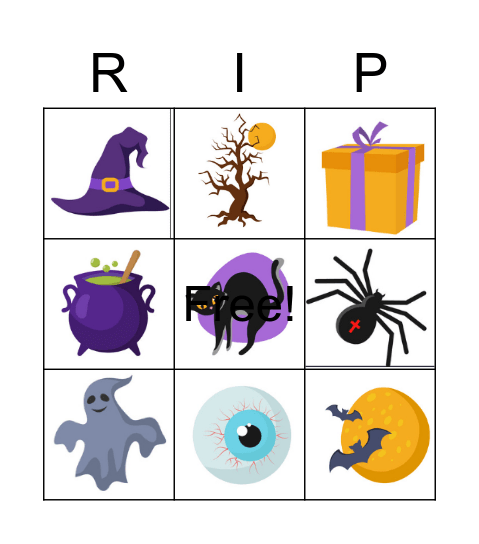 HALLOWEEN BINGO Card