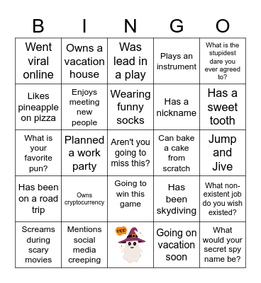 Farewell Om Bingo Card
