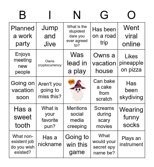 Farewell Om Bingo Card