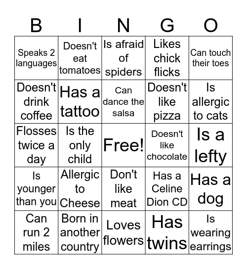 FPC SCHOOLS Bingo Card