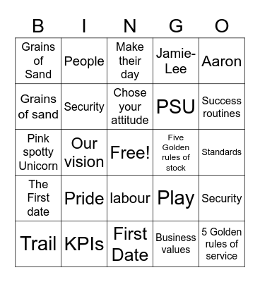 A-Fest 2022 Bingo Card