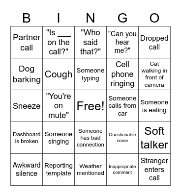 Alex's Virtual Farewell Party Bingo Card
