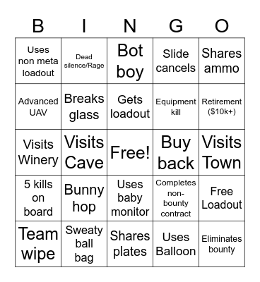 Fortunes Keep QUADS Spectator Bingo Card