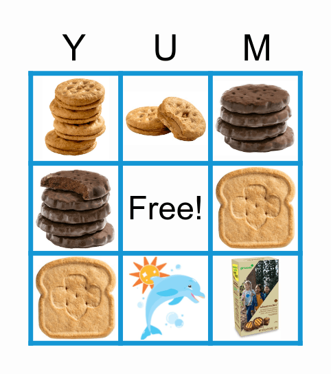 Daisy Cookie Bingo Card