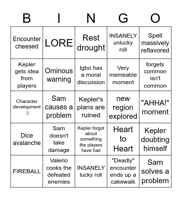 Untitled Bing Bingo Card
