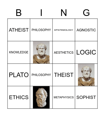 WESTERN PHILOSOPHY Bingo Card