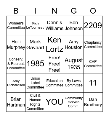 EDUCATION BINGO Card