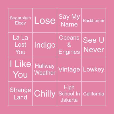 NEWJEANSHANNl Bingo Card