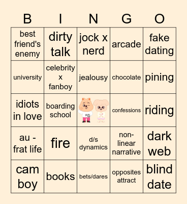 SEUNGSUNG Bingo Card