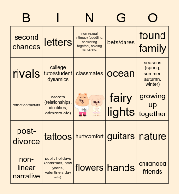 SEUNGSUNG Bingo Card