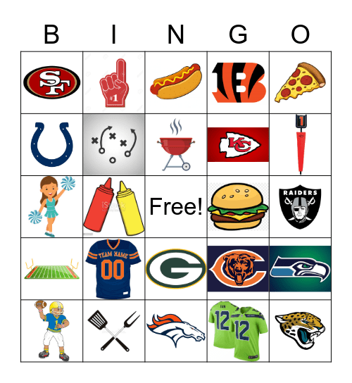FOOTBALL FAN Bingo Card