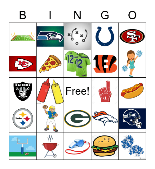 FOOTBALL FAN Bingo Card