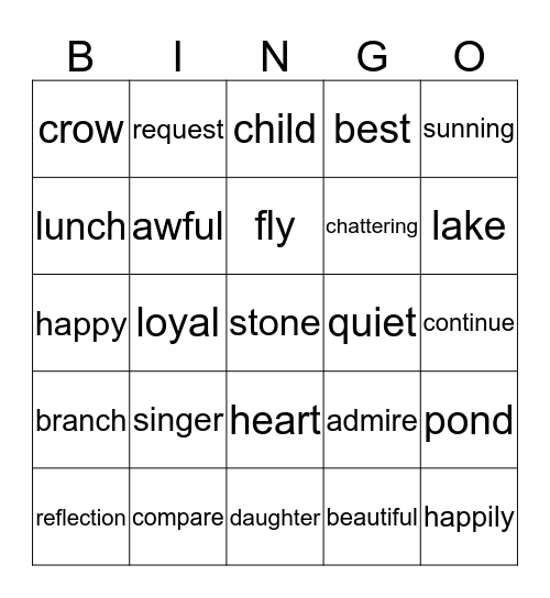Who is the most loyal of all? Bingo Card