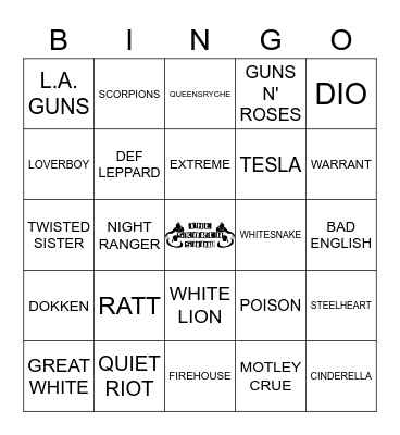 HAIR BORN! Bingo Card