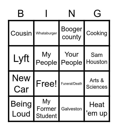 Welcome Back Nick Bingo! Bingo Card