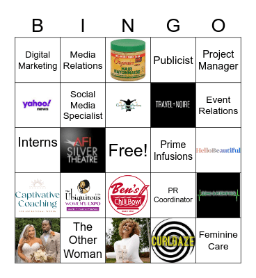 August at SMTPR Bingo Card