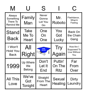 CLASS OF '83 Bingo Card